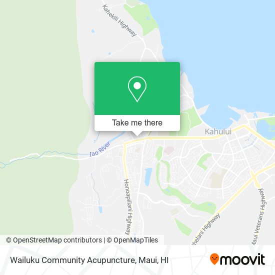 Mapa de Wailuku Community Acupuncture