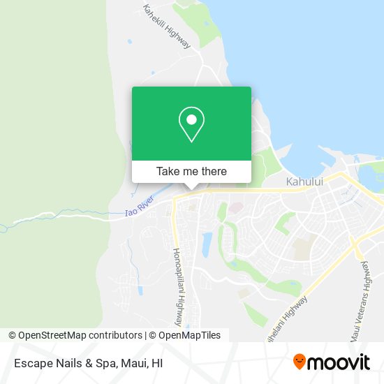 Mapa de Escape Nails & Spa