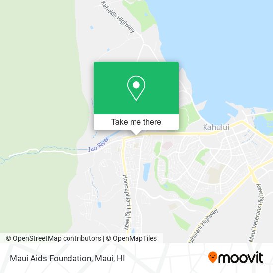 Mapa de Maui Aids Foundation