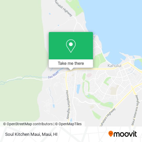 Mapa de Soul Kitchen Maui