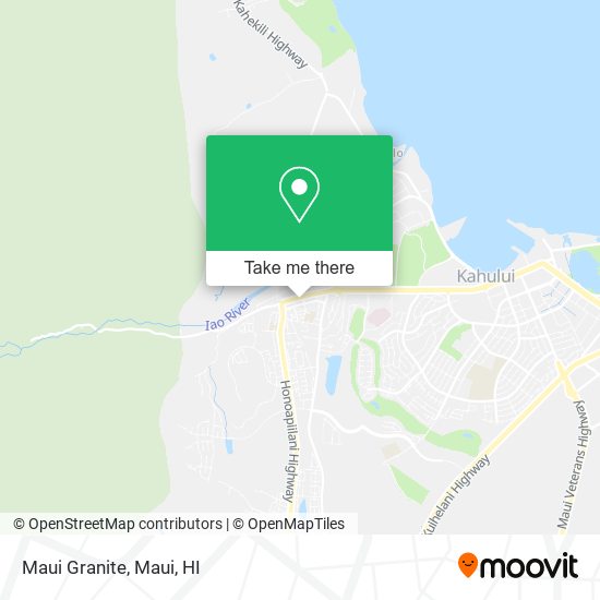 Maui Granite map