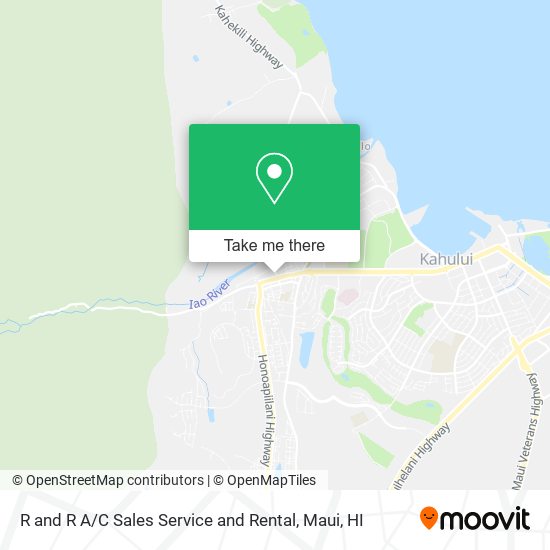 R and R A / C Sales Service and Rental map