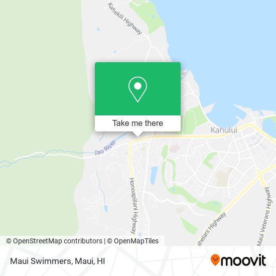 Maui Swimmers map