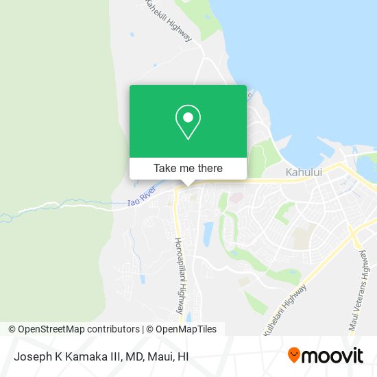 Mapa de Joseph K Kamaka III, MD