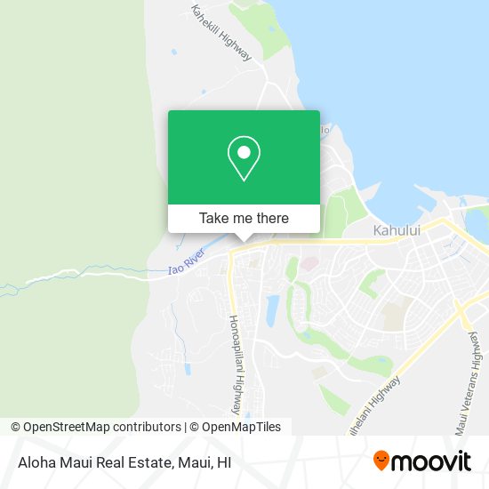 Aloha Maui Real Estate map