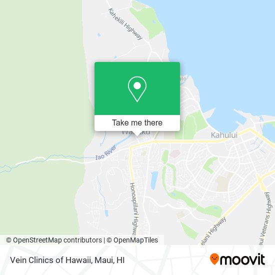Vein Clinics of Hawaii map