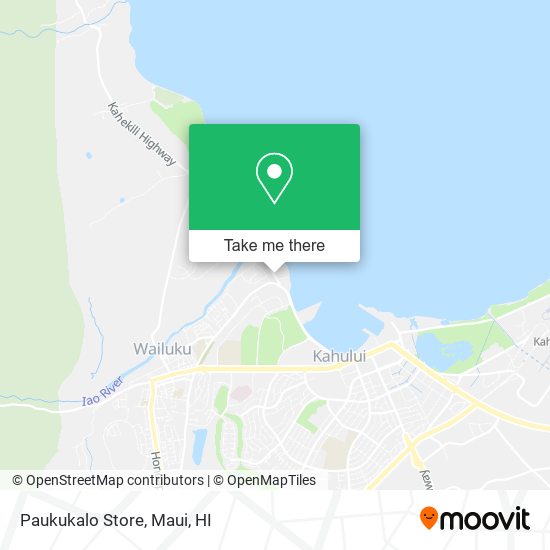 Paukukalo Store map