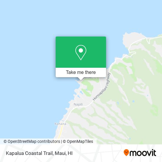 Kapalua Coastal Trail map