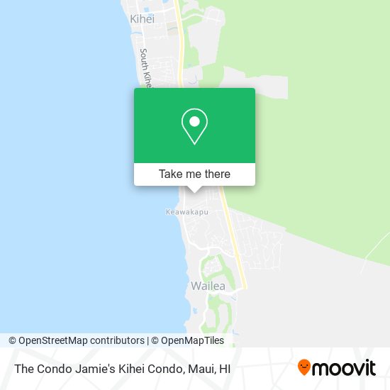 The Condo Jamie's Kihei Condo map