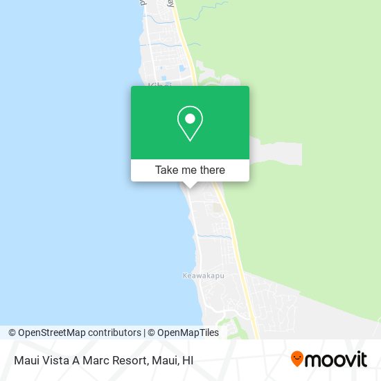 Mapa de Maui Vista A Marc Resort