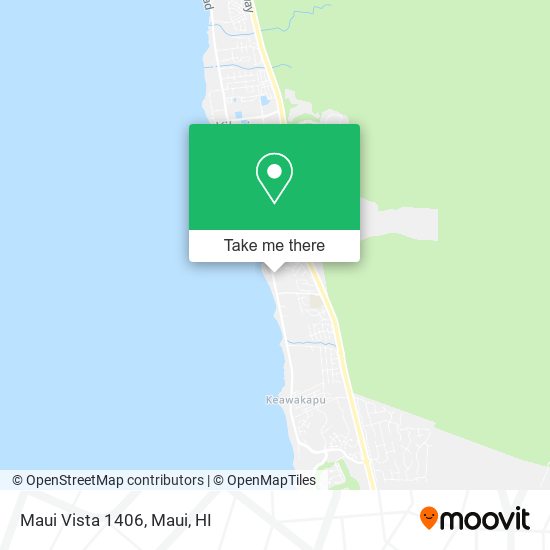 Mapa de Maui Vista 1406
