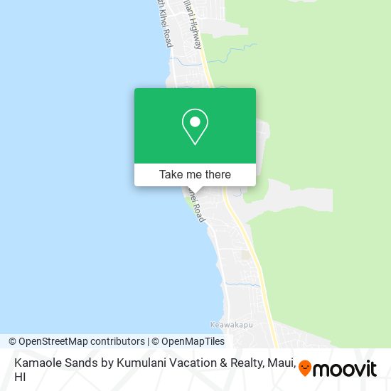 Kamaole Sands by Kumulani Vacation & Realty map