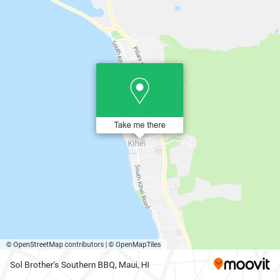 Sol Brother's Southern BBQ map