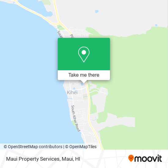 Maui Property Services map