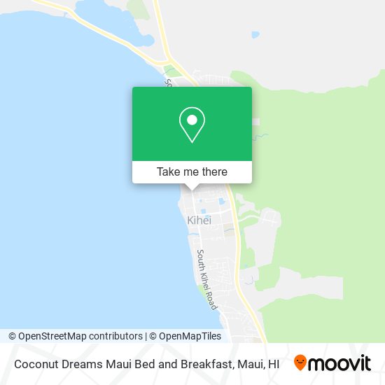 Mapa de Coconut Dreams Maui Bed and Breakfast