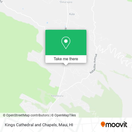 Kings Cathedral and Chapels map