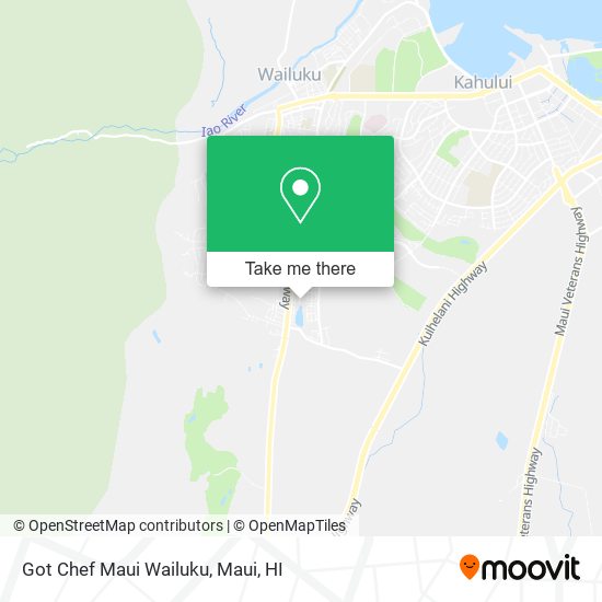 Mapa de Got Chef Maui Wailuku