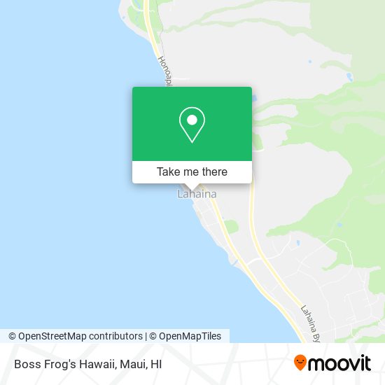 Mapa de Boss Frog's Hawaii