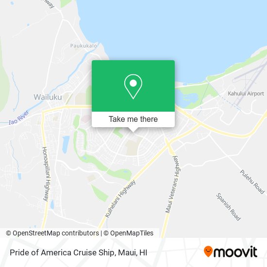 Pride of America Cruise Ship map