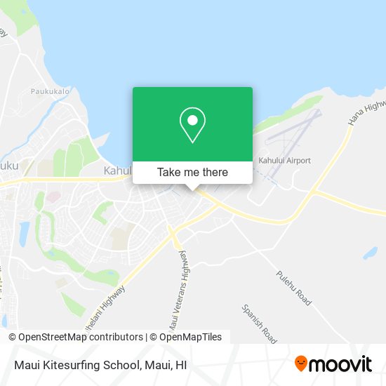 Maui Kitesurfing School map