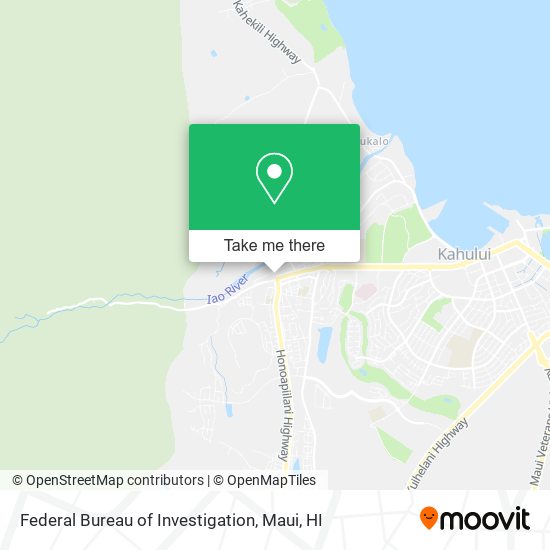 Federal Bureau of Investigation map