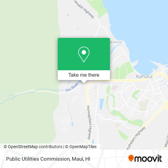 Public Utilities Commission map