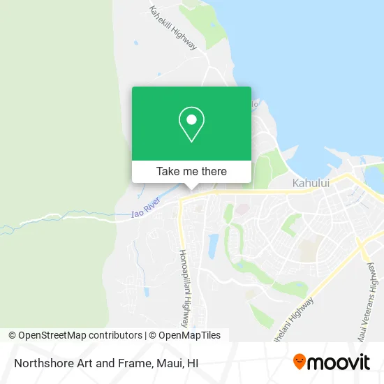 Northshore Art and Frame map