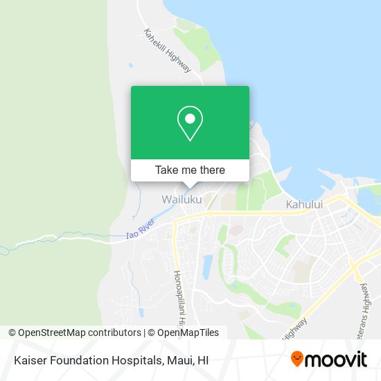 Kaiser Foundation Hospitals map