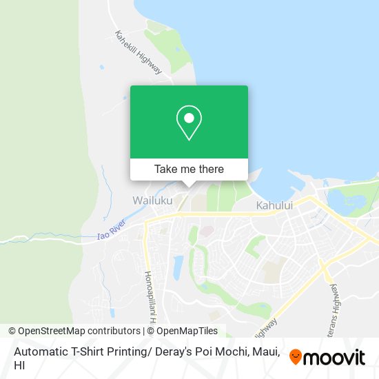 Automatic T-Shirt Printing/ Deray's Poi Mochi map