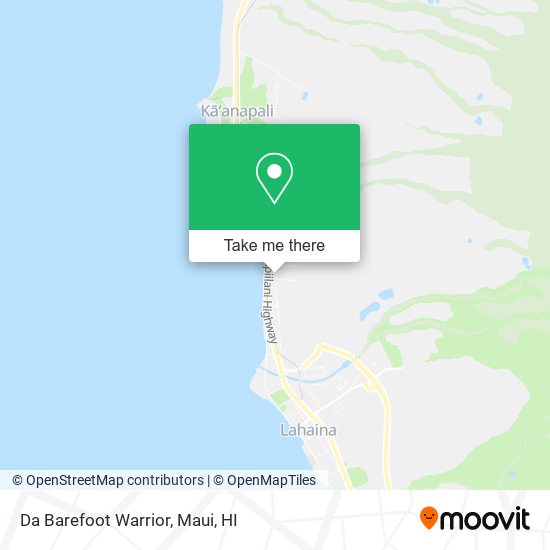 Mapa de Da Barefoot Warrior