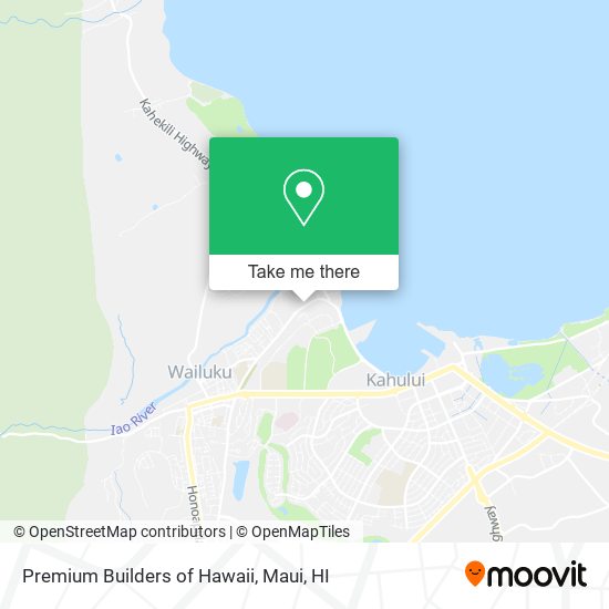 Premium Builders of Hawaii map