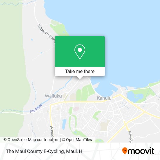 Mapa de The Maui County E-Cycling