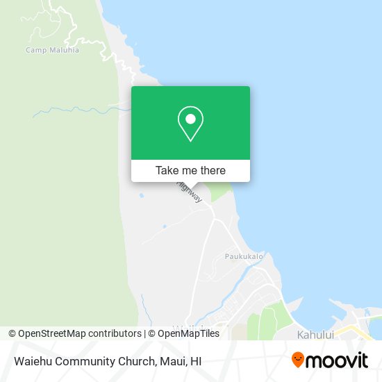Waiehu Community Church map