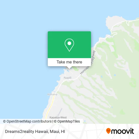 Dreams2reality Hawaii map