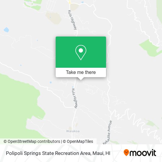 Polipoli Springs State Recreation Area map