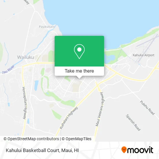 Kahului Basketball Court map