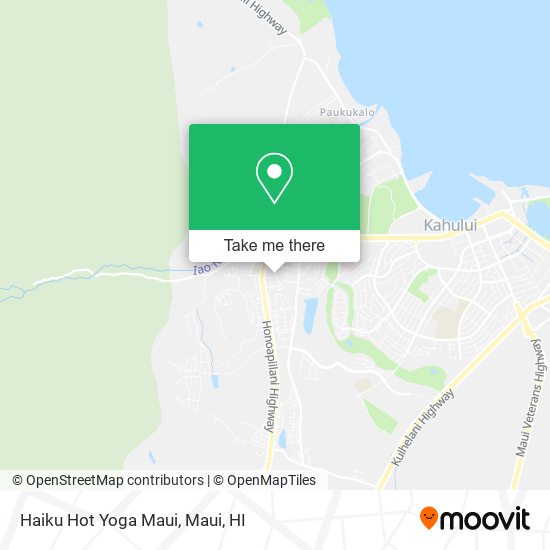 Mapa de Haiku Hot Yoga Maui