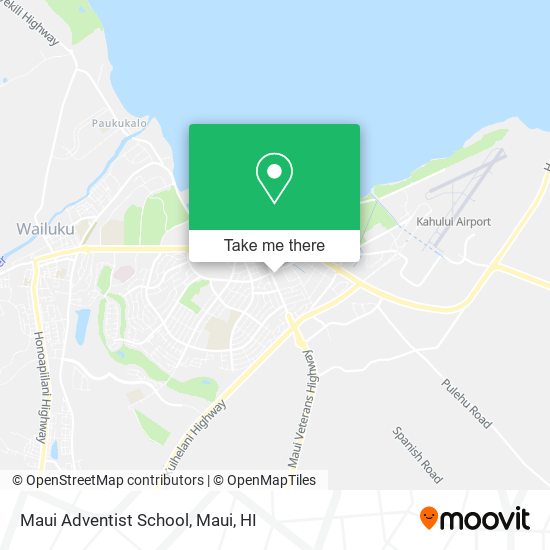 Maui Adventist School map