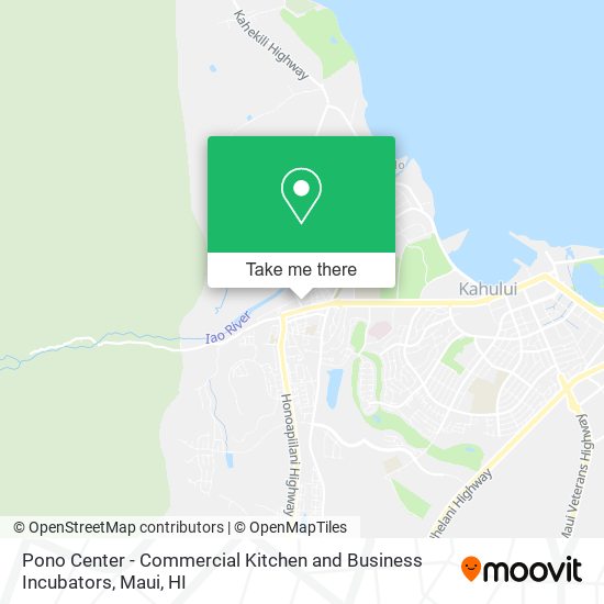 Mapa de Pono Center - Commercial Kitchen and Business Incubators
