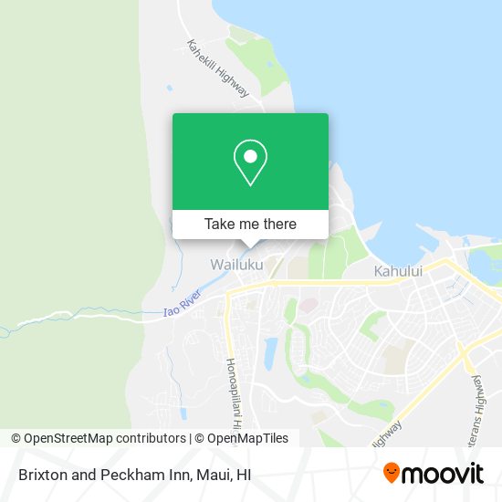 Brixton and Peckham Inn map