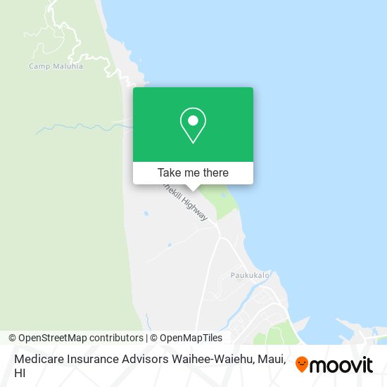 Mapa de Medicare Insurance Advisors Waihee-Waiehu