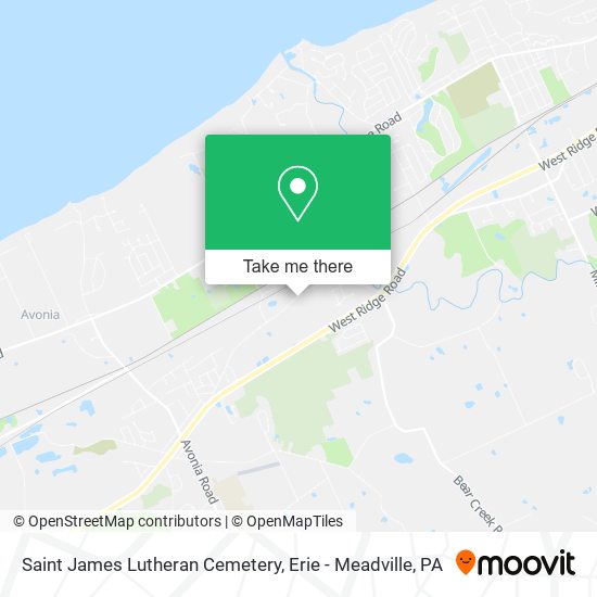 Saint James Lutheran Cemetery map