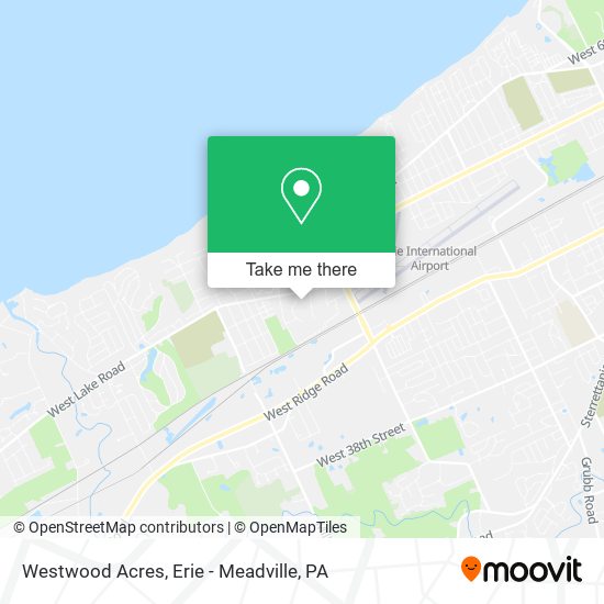 Westwood Acres map
