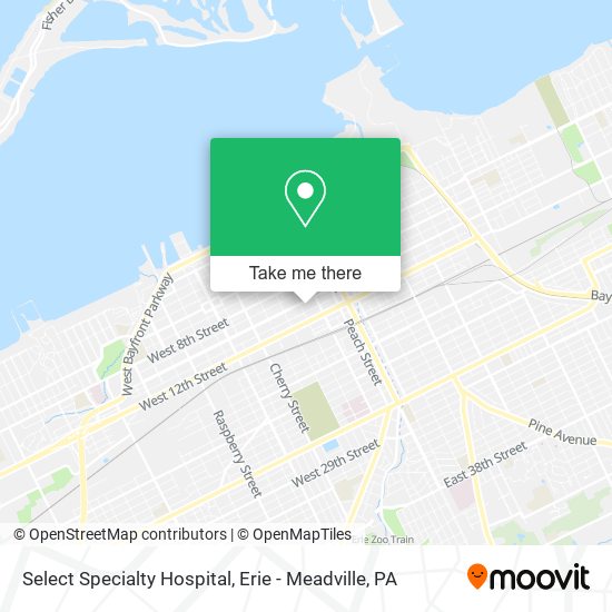 Select Specialty Hospital map