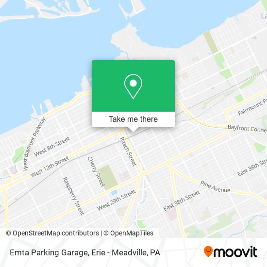 Emta Parking Garage map