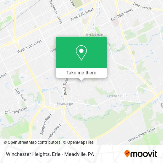 Winchester Heights map