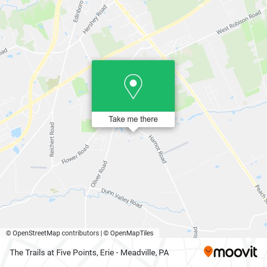The Trails at Five Points map