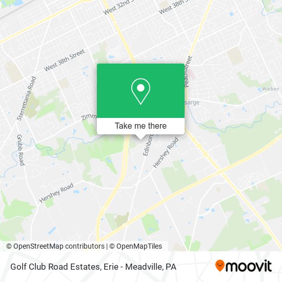 Mapa de Golf Club Road Estates