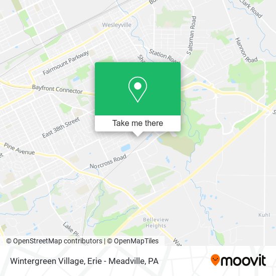 Wintergreen Village map