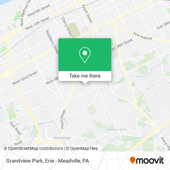 Mapa de Grandview Park